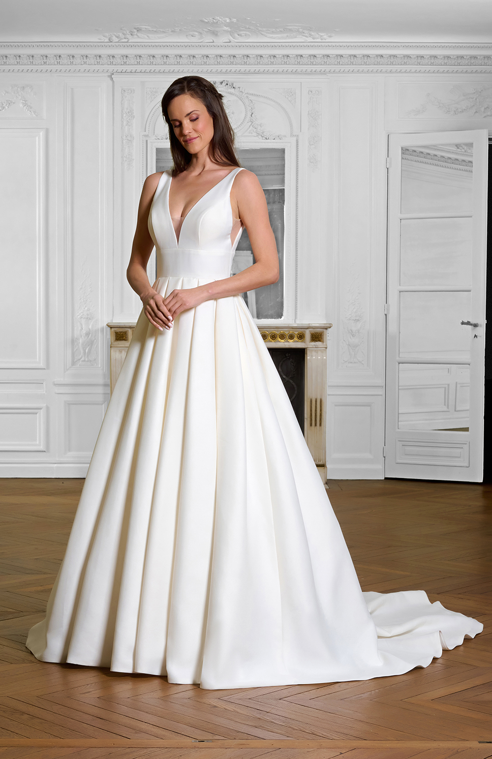 Robes de mariée style Satin - Mikado & Dentelle